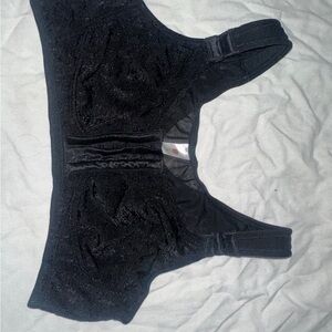 Black Lace Bra